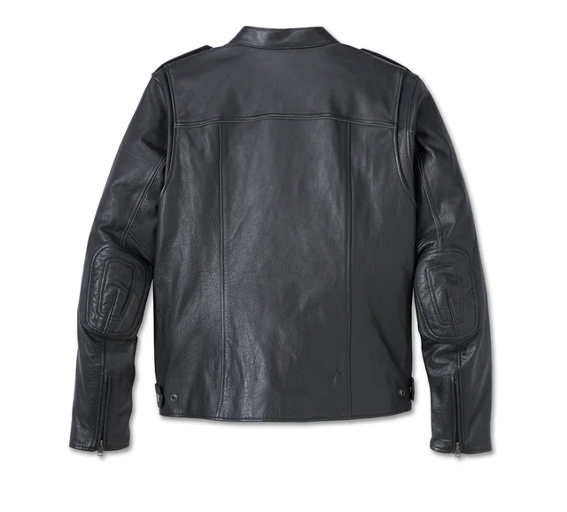 Men’s Captain’s Leather Jacket – H-D Flex Layering System Outer Shell | Gold Choice Official