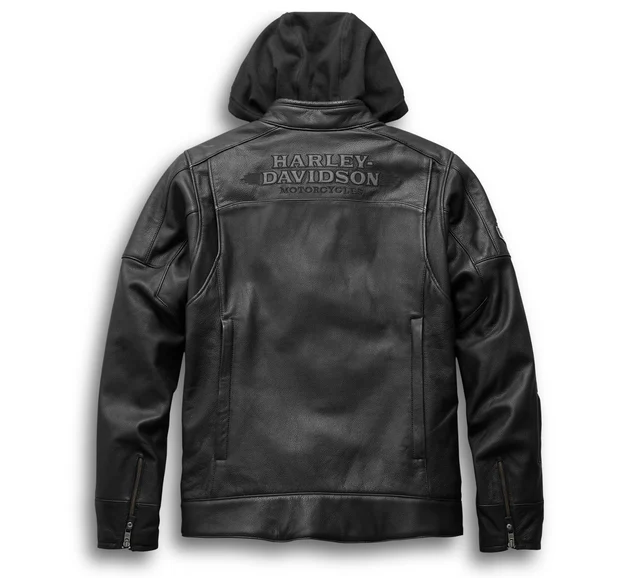 Men’s Swingarm 3-in-1 Leather Jacket – Versatile Biker Gear | Gold Choice Official