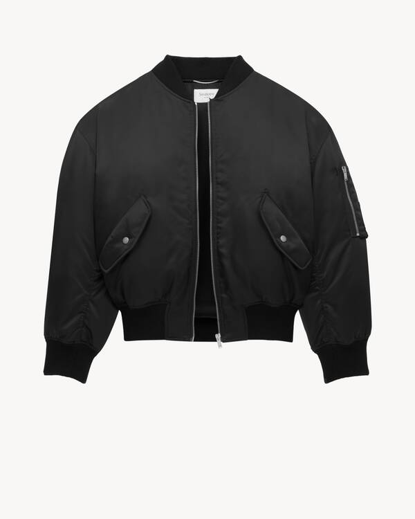 Men’s Water-Repellent Nylon Serge Bomber Jacket – Sleek Utility &amp; Modern Design | Gold Choice Official