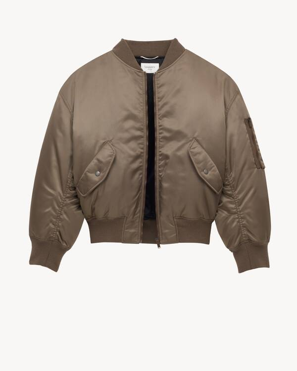 Men’s Water-Repellent Nylon Serge Bomber Jacket – Performance Meets Style | Gold Choice Official