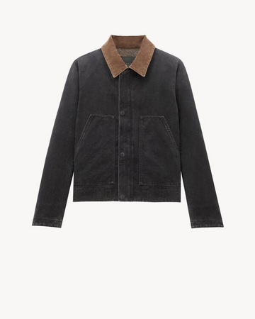 Men’s Cotton Canvas &amp; Corduroy Work Jacket | Gold Choice Official